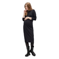 Длинное платье Mamalicious Eva Long Sleeve, черный Mama.Licious