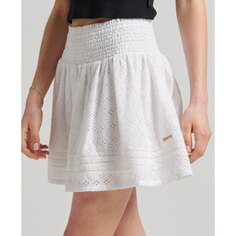 Юбка мини Superdry Vintage Lace, белый