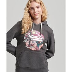 Худи Superdry Vintage Vl Narrative, черный