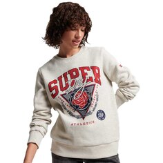 Толстовка Superdry Vintage Franchise, бежевый