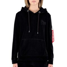 Худи Alpha Industries Frottee, черный