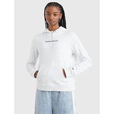 Худи Tommy Jeans Reg Serif Linear, белый