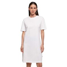 Короткое платье Build Your Brand Organic Oversized Short Sleeve, белый