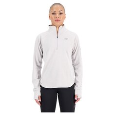 Толстовка New Balance Nb Heat Grid Half Zip, серый