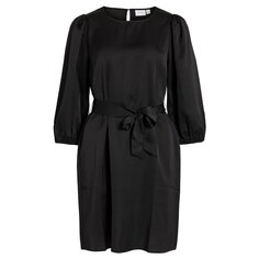 Короткое платье Vila Ellette Long Sleeve, черный