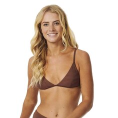 Топ бикини Rip Curl Premium Surf Fixed Triangle, коричневый