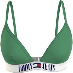 Топ бикини Tommy Jeans UW0UW04079, зеленый