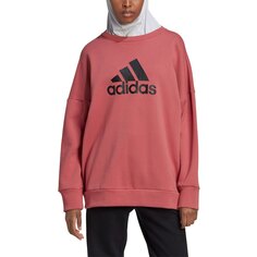 Толстовка adidas Sportswear Fi Bos Crew, красный