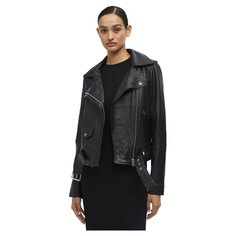 Куртка Object Nandita Leather, черный