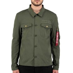 Рубашка Alpha Industries 108123, зеленый