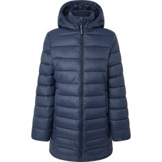 Куртка Pepe Jeans Maddie Long Puffer, синий