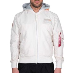 Куртка Alpha Industries MA-1 TT Custom, белый