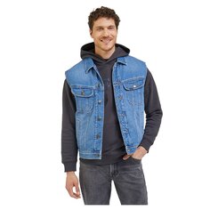 Куртка Lee Rider Vest Denim, синий