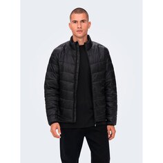 Куртка Only &amp; Sons Carven Quilted Puffer, черный