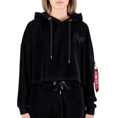 Худи Alpha Industries Frottee COS, черный