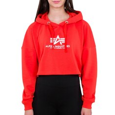 Худи Alpha Industries Basic COS, красный