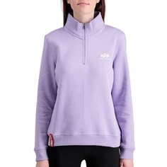 Толстовка Alpha Industries 108030 Half Zip, фиолетовый