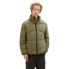Куртка Tom Tailor 1037388 Relaxed Stand-Up Puffer, зеленый
