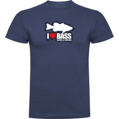 Футболка Kruskis I Love Bass, синий