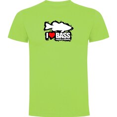 Футболка Kruskis I Love Bass, зеленый