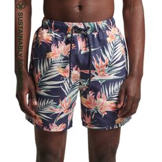 Шорты для плавания Superdry Vintage Hawaiian, синий