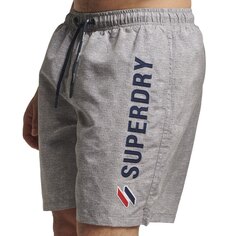 Шорты для плавания Superdry Code Applque 19Inch, серый