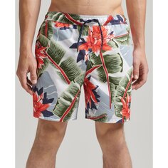 Шорты для плавания Superdry Vintage Hawaiian, белый