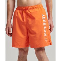 Шорты для плавания Superdry Code Applque 19Inch, оранжевый