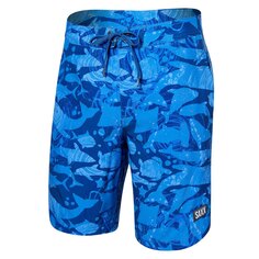 Шорты для плавания SAXX Underwear Betawave 2N1 19´´, синий