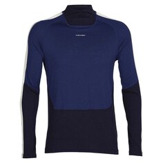 Футболка с длинным рукавом Icebreaker 200 Sone High Neck Merino, синий