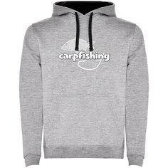 Худи Kruskis Carpfishing Two-Colour, серый