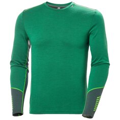 Базовый слой с длинным рукавом Helly Hansen Lifa Merino MidWeight Crew, зеленый