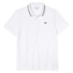 Поло с коротким рукавом Lacoste Sport Contrast Accent Lightweight, белый