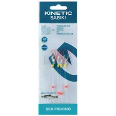 Оснастки Kinetic Sabiki Trembler, прозрачный