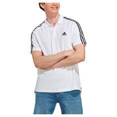 Поло с коротким рукавом adidas Sportswear 3S Pique Ps, белый