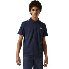 Поло с коротким рукавом Lacoste Sport DH2094 Color Bord-Cotes, синий