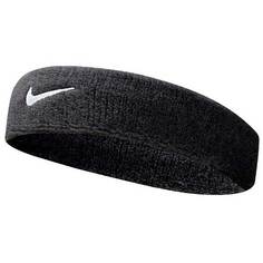 Повязка на голову Nike Swoosh, черный