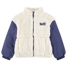 Куртка Levi´s Boxy Fit Sherpa Teen, бежевый Levis