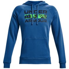 Худи Under Armour Rival Fleece Signature, синий