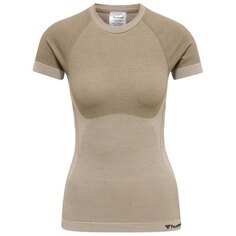 Футболка с длинным рукавом Hummel Cleaa Seamless, бежевый