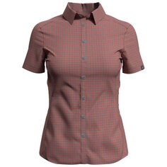 Рубашка с коротким рукавом Odlo Kumano Check, розовый