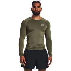 Футболка с длинным рукавом Under Armour HG Armour Comp, зеленый