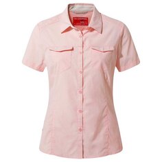 Рубашка с коротким рукавом Craghoppers NosiLife Adventure II, розовый