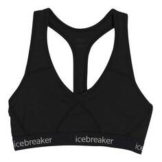 Спортивный бюстгальтер Icebreaker Sprite Racerback Merino, черный