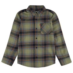 Рубашка с длинным рукавом Levi´s Flannel One Pocket Teen, зеленый Levis