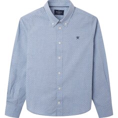 Рубашка с длинным рукавом Hackett Mini Foulard Print, синий