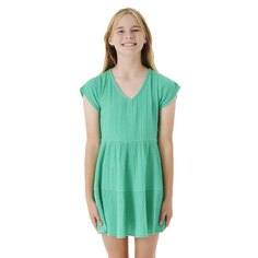 Платье с коротким рукавом Rip Curl Premium Surf, зеленый
