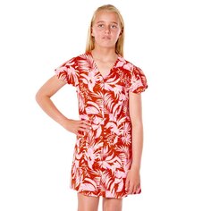 Платье с коротким рукавом Rip Curl Sun Rays Mini, красный