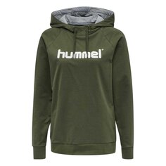 Худи Hummel Go Cotton Logo, зеленый