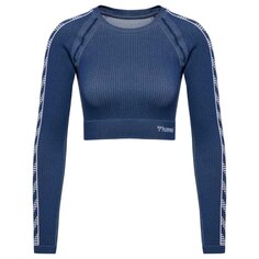 Футболка с длинным рукавом Hummel Blaze Seamless, синий